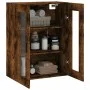 Armario de pared roble ahumado 69,5x34x90 cm de vidaXL, Aparadores - Ref: Foro24-828497, Precio: 80,79 €, Descuento: %