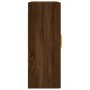 Armario de pared marrón roble 69,5x34x90 cm de vidaXL, Aparadores - Ref: Foro24-828475, Precio: 87,89 €, Descuento: %