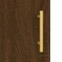 Armario de pared marrón roble 69,5x34x90 cm de vidaXL, Aparadores - Ref: Foro24-828475, Precio: 86,68 €, Descuento: %