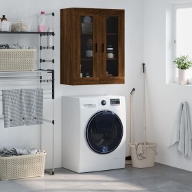 Brown oak wall cabinet 69.5x34x90 cm by vidaXL, Sideboards - Ref: Foro24-828499, Price: 73,76 €, Discount: %