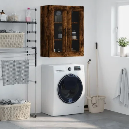 Smoked oak wall cabinet 69.5x34x90 cm by vidaXL, Sideboards - Ref: Foro24-828505, Price: 68,68 €, Discount: %