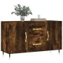 Sideboard aus geräuchertem Eichenholzwerkstoff, 100 x 36 x 60 cm von vidaXL, Sideboards - Ref: Foro24-828153, Preis: 102,26 €...