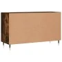 Sideboard aus geräuchertem Eichenholzwerkstoff, 100 x 36 x 60 cm von vidaXL, Sideboards - Ref: Foro24-828153, Preis: 102,26 €...