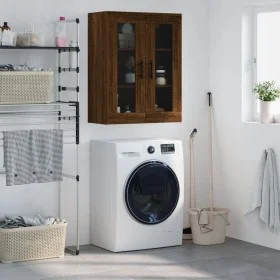 Oak brown wall cabinet 69.5x34x90 cm by vidaXL, Sideboards - Ref: Foro24-828507, Price: 72,08 €, Discount: %