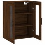 Oak brown wall cabinet 69.5x34x90 cm by vidaXL, Sideboards - Ref: Foro24-828507, Price: 73,46 €, Discount: %