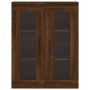 Oak brown wall cabinet 69.5x34x90 cm by vidaXL, Sideboards - Ref: Foro24-828507, Price: 73,46 €, Discount: %