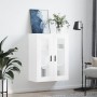 Armario de pared blanco 69,5x34x90 cm de vidaXL, Aparadores - Ref: Foro24-828492, Precio: 93,17 €, Descuento: %
