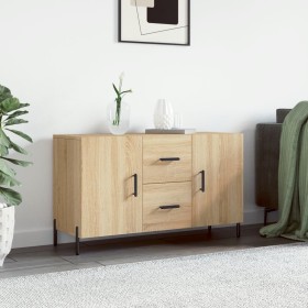 Engineered wood sideboard in Sonoma oak, 100x36x60 cm. by vidaXL, Sideboards - Ref: Foro24-828183, Price: 87,73 €, Discount: %