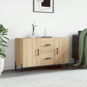 Engineered wood sideboard in Sonoma oak, 100x36x60 cm. by vidaXL, Sideboards - Ref: Foro24-828183, Price: 87,02 €, Discount: %