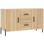 Engineered wood sideboard in Sonoma oak, 100x36x60 cm. by vidaXL, Sideboards - Ref: Foro24-828183, Price: 87,91 €, Discount: %