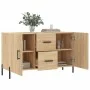 Engineered wood sideboard in Sonoma oak, 100x36x60 cm. by vidaXL, Sideboards - Ref: Foro24-828183, Price: 87,02 €, Discount: %