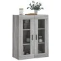 Armario de pared gris Sonoma 69,5x34x90 cm de vidaXL, Aparadores - Ref: Foro24-828498, Precio: 69,76 €, Descuento: %