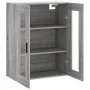 Armario de pared gris Sonoma 69,5x34x90 cm de vidaXL, Aparadores - Ref: Foro24-828498, Precio: 69,76 €, Descuento: %