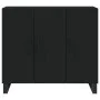 Schwarzes Sideboard aus Holzwerkstoff, 90 x 34 x 80 cm von vidaXL, Sideboards - Ref: Foro24-828133, Preis: 101,92 €, Rabatt: %