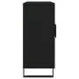 Black engineered wood sideboard 90x34x80 cm by vidaXL, Sideboards - Ref: Foro24-828133, Price: 97,63 €, Discount: %