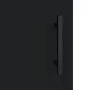 Black engineered wood sideboard 90x34x80 cm by vidaXL, Sideboards - Ref: Foro24-828133, Price: 97,63 €, Discount: %
