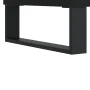 Black engineered wood sideboard 90x34x80 cm by vidaXL, Sideboards - Ref: Foro24-828133, Price: 97,63 €, Discount: %
