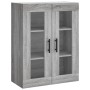 Armario de pared gris Sonoma 69,5x34x90 cm de vidaXL, Aparadores - Ref: Foro24-828506, Precio: 71,51 €, Descuento: %
