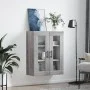Armario de pared gris Sonoma 69,5x34x90 cm de vidaXL, Aparadores - Ref: Foro24-828506, Precio: 70,72 €, Descuento: %
