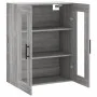 Armario de pared gris Sonoma 69,5x34x90 cm de vidaXL, Aparadores - Ref: Foro24-828506, Precio: 70,72 €, Descuento: %