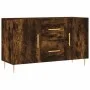 Smoked oak engineered wood sideboard 100x36x60 cm by vidaXL, Sideboards - Ref: Foro24-828161, Price: 82,10 €, Discount: %