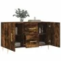 Aparador madera de ingeniería roble ahumado 100x36x60 cm de vidaXL, Aparadores - Ref: Foro24-828161, Precio: 81,69 €, Descuen...