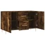 Smoked oak engineered wood sideboard 100x36x60 cm by vidaXL, Sideboards - Ref: Foro24-828161, Price: 82,10 €, Discount: %