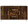Sideboard aus geräuchertem Eichenholzwerkstoff, 100 x 36 x 60 cm von vidaXL, Sideboards - Ref: Foro24-828161, Preis: 82,73 €,...