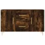 Smoked oak engineered wood sideboard 100x36x60 cm by vidaXL, Sideboards - Ref: Foro24-828161, Price: 82,10 €, Discount: %