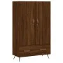Tall engineered wood sideboard in brown oak 69.5x31x115 cm by vidaXL, Sideboards - Ref: Foro24-828211, Price: 87,79 €, Discou...