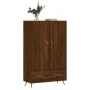 Tall engineered wood sideboard in brown oak 69.5x31x115 cm by vidaXL, Sideboards - Ref: Foro24-828211, Price: 87,79 €, Discou...