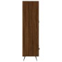 Aparador alto madera de ingeniería roble marrón 69,5x31x115 cm de vidaXL, Aparadores - Ref: Foro24-828211, Precio: 88,77 €