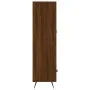 Tall engineered wood sideboard in brown oak 69.5x31x115 cm by vidaXL, Sideboards - Ref: Foro24-828211, Price: 87,79 €, Discou...