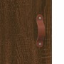 Tall engineered wood sideboard in brown oak 69.5x31x115 cm by vidaXL, Sideboards - Ref: Foro24-828211, Price: 88,85 €, Discou...