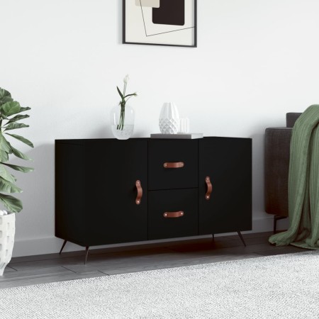 Sideboard aus schwarzem Holzwerkstoff 100x36x60 cm von vidaXL, Sideboards - Ref: Foro24-828141, Preis: 85,51 €, Rabatt: %