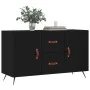 Aparador de madera de ingeniería negro 100x36x60 cm de vidaXL, Aparadores - Ref: Foro24-828141, Precio: 84,43 €, Descuento: %