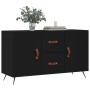 Sideboard aus schwarzem Holzwerkstoff 100x36x60 cm von vidaXL, Sideboards - Ref: Foro24-828141, Preis: 85,51 €, Rabatt: %