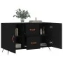 Aparador de madera de ingeniería negro 100x36x60 cm de vidaXL, Aparadores - Ref: Foro24-828141, Precio: 84,43 €, Descuento: %