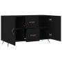 Sideboard aus schwarzem Holzwerkstoff 100x36x60 cm von vidaXL, Sideboards - Ref: Foro24-828141, Preis: 84,43 €, Rabatt: %