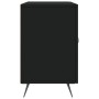 Black engineered wood sideboard 100x36x60 cm by vidaXL, Sideboards - Ref: Foro24-828141, Price: 85,51 €, Discount: %