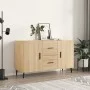 Sideboard aus Sonoma-Eichenholzwerkstoff, 100 x 36 x 60 cm von vidaXL, Sideboards - Ref: Foro24-828191, Preis: 82,24 €, Rabat...