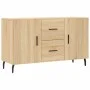 Sideboard aus Sonoma-Eichenholzwerkstoff, 100 x 36 x 60 cm von vidaXL, Sideboards - Ref: Foro24-828191, Preis: 82,24 €, Rabat...