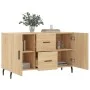 Sideboard aus Sonoma-Eichenholzwerkstoff, 100 x 36 x 60 cm von vidaXL, Sideboards - Ref: Foro24-828191, Preis: 82,24 €, Rabat...
