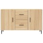 Sideboard aus Sonoma-Eichenholzwerkstoff, 100 x 36 x 60 cm von vidaXL, Sideboards - Ref: Foro24-828191, Preis: 83,22 €, Rabat...