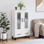 Weißes hohes Sideboard aus Holzwerkstoff, 69,5 x 31 x 115 cm von vidaXL, Sideboards - Ref: Foro24-828324, Preis: 94,63 €, Rab...
