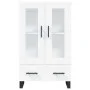 High white engineered wood sideboard 69.5x31x115 cm by vidaXL, Sideboards - Ref: Foro24-828324, Price: 93,48 €, Discount: %