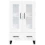 Weißes hohes Sideboard aus Holzwerkstoff, 69,5 x 31 x 115 cm von vidaXL, Sideboards - Ref: Foro24-828324, Preis: 94,63 €, Rab...