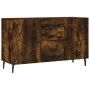 Sideboard aus geräuchertem Eichenholzwerkstoff, 100 x 36 x 60 cm von vidaXL, Sideboards - Ref: Foro24-828193, Preis: 100,30 €...