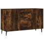 Sideboard aus geräuchertem Eichenholzwerkstoff, 100 x 36 x 60 cm von vidaXL, Sideboards - Ref: Foro24-828193, Preis: 101,82 €...