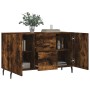Sideboard aus geräuchertem Eichenholzwerkstoff, 100 x 36 x 60 cm von vidaXL, Sideboards - Ref: Foro24-828193, Preis: 101,82 €...
